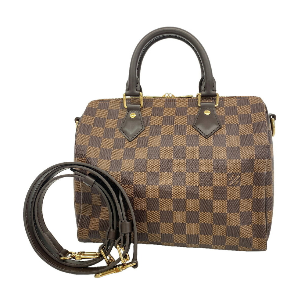 Louis Vuitton Damier Speedy Bandoulière 25 Handbag N40575 Ebene 2-way bag for...